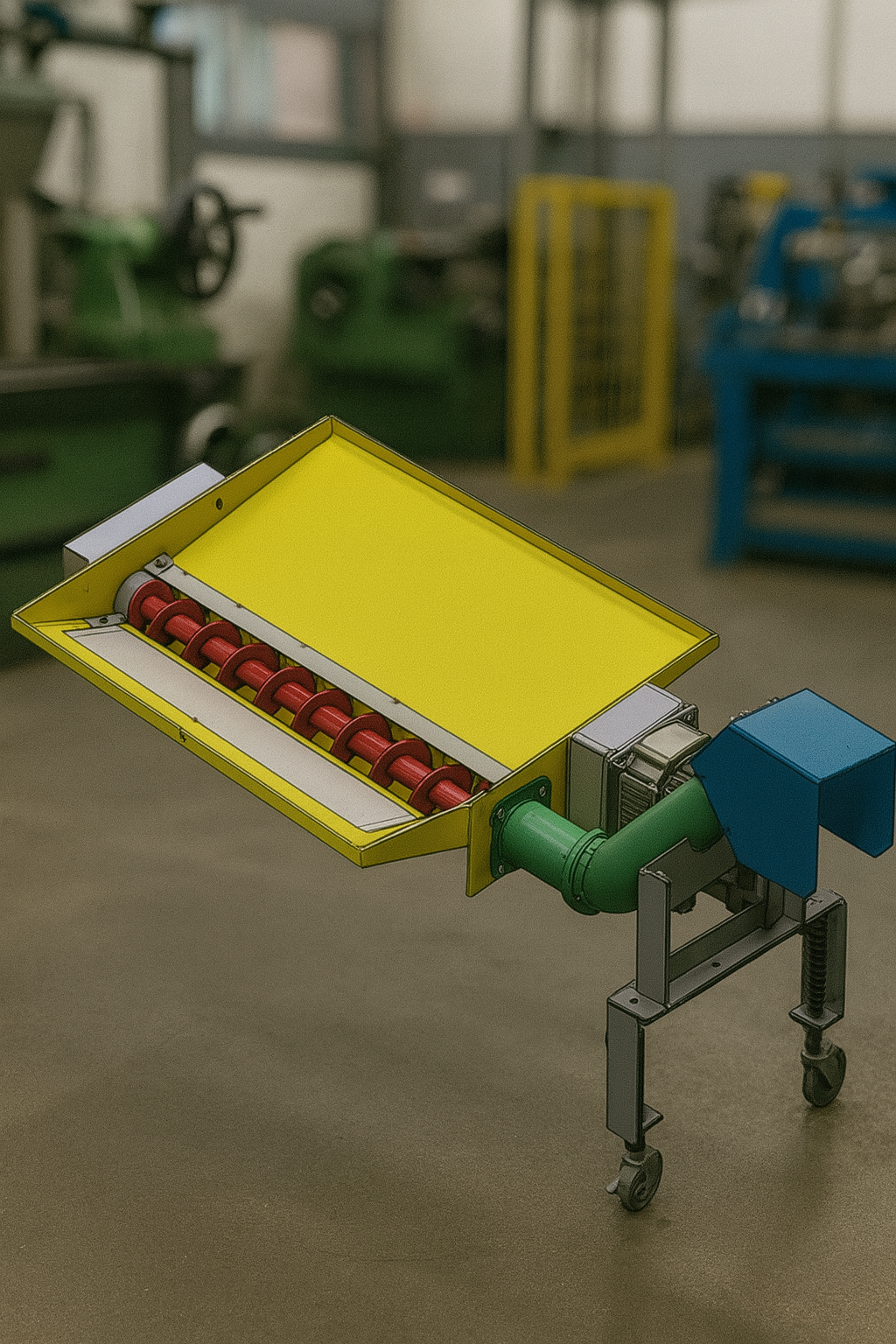 เครื่อง Prototype สกรู Conveyor