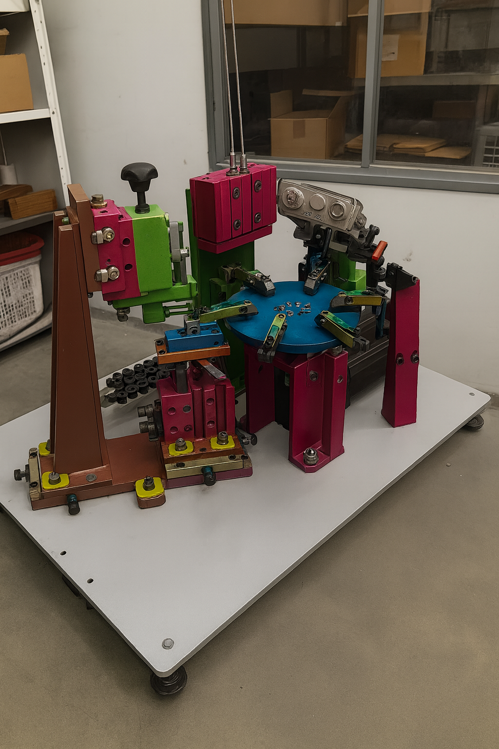 เครื่อง Prototype เจาะชิ้นงาน